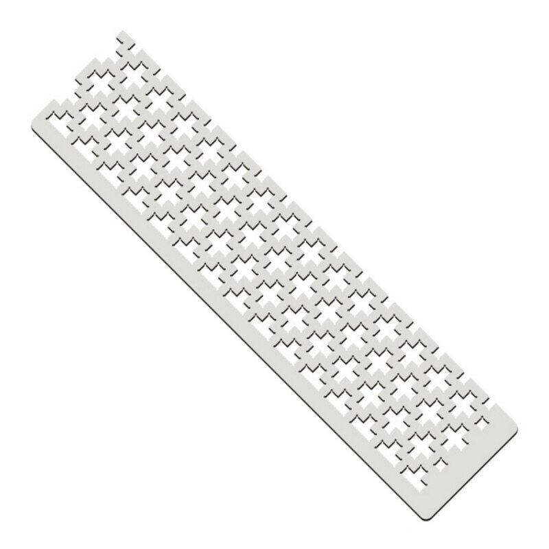 Speciel tegning lineal diy diamant maleri værktøj firkantet rund boremaskine diamant broderi tilbehør rustfrit stål tegning lineal