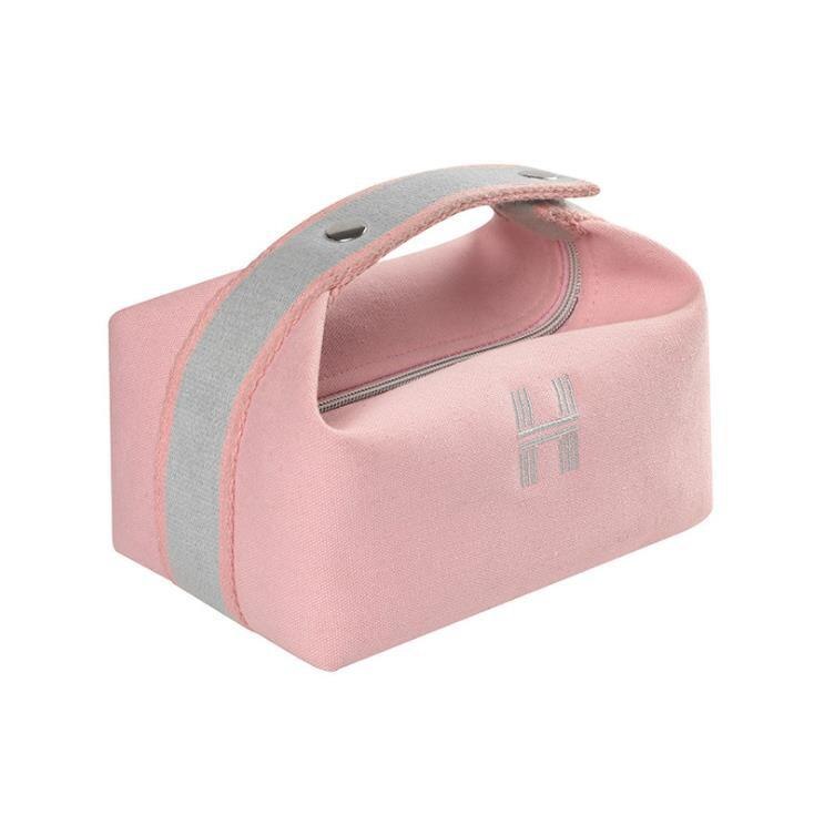 Eenvoudige Mode Toilettas Waterdicht Cosmetische Handtas Make Zak Zomer Make Up Bag Neceser Mujer Travel Organizer Bag: Pink