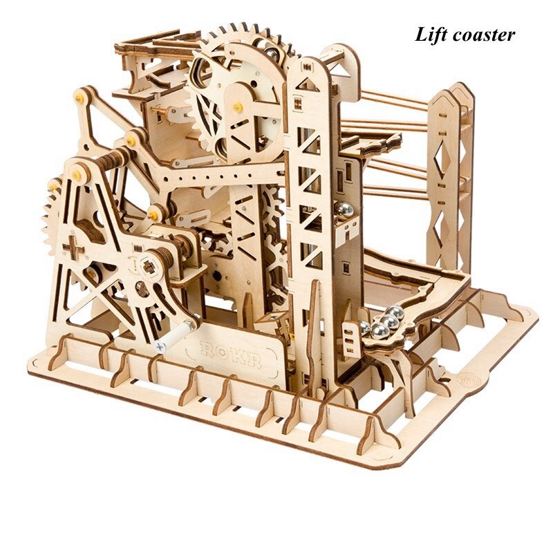 DIY Houten Miniatuur Beeldjes Home Decor Arts Craft 4 Soorten Marmer Bal Race Home Decoratie Accessoires voor Volwassen: LG503