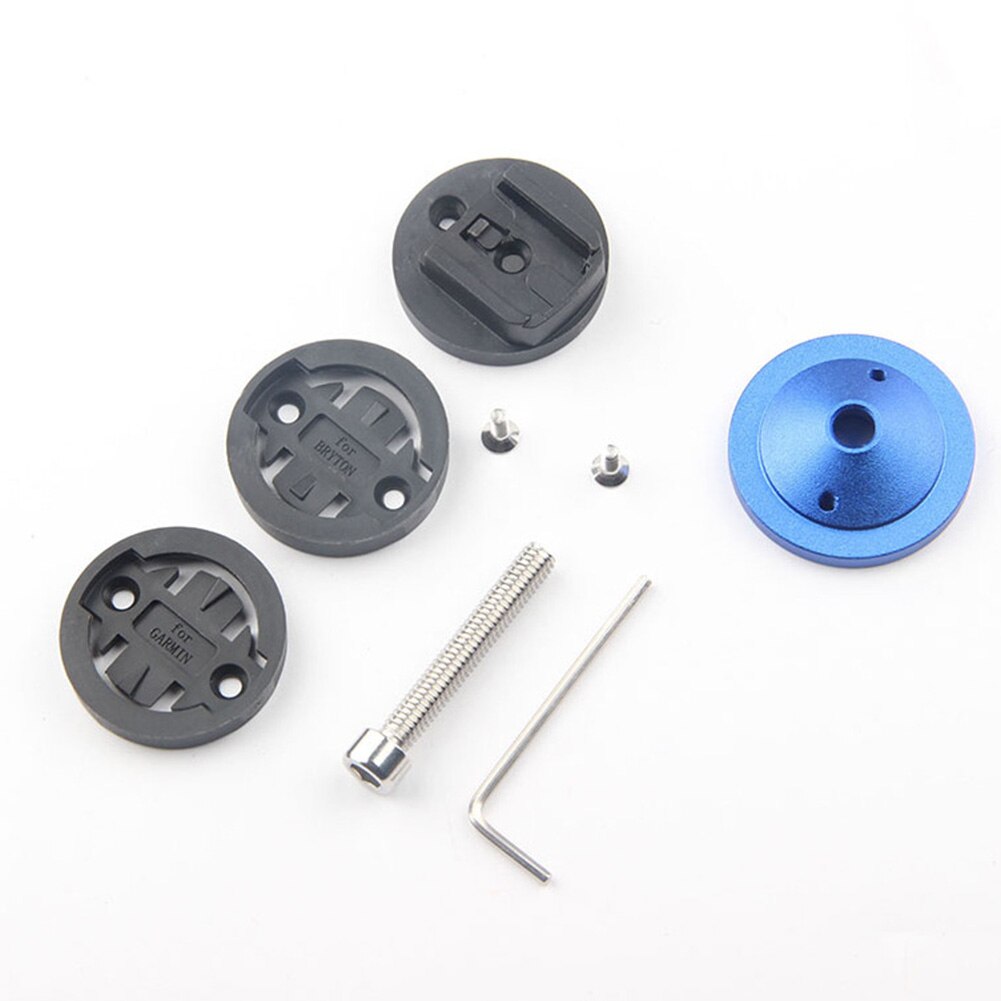 1 Set Fahrrad Computer Tacho Befestigung Montieren Einsatz Kit Adapter Halterung Für Garmin/Wahoo/Bryton: Blue