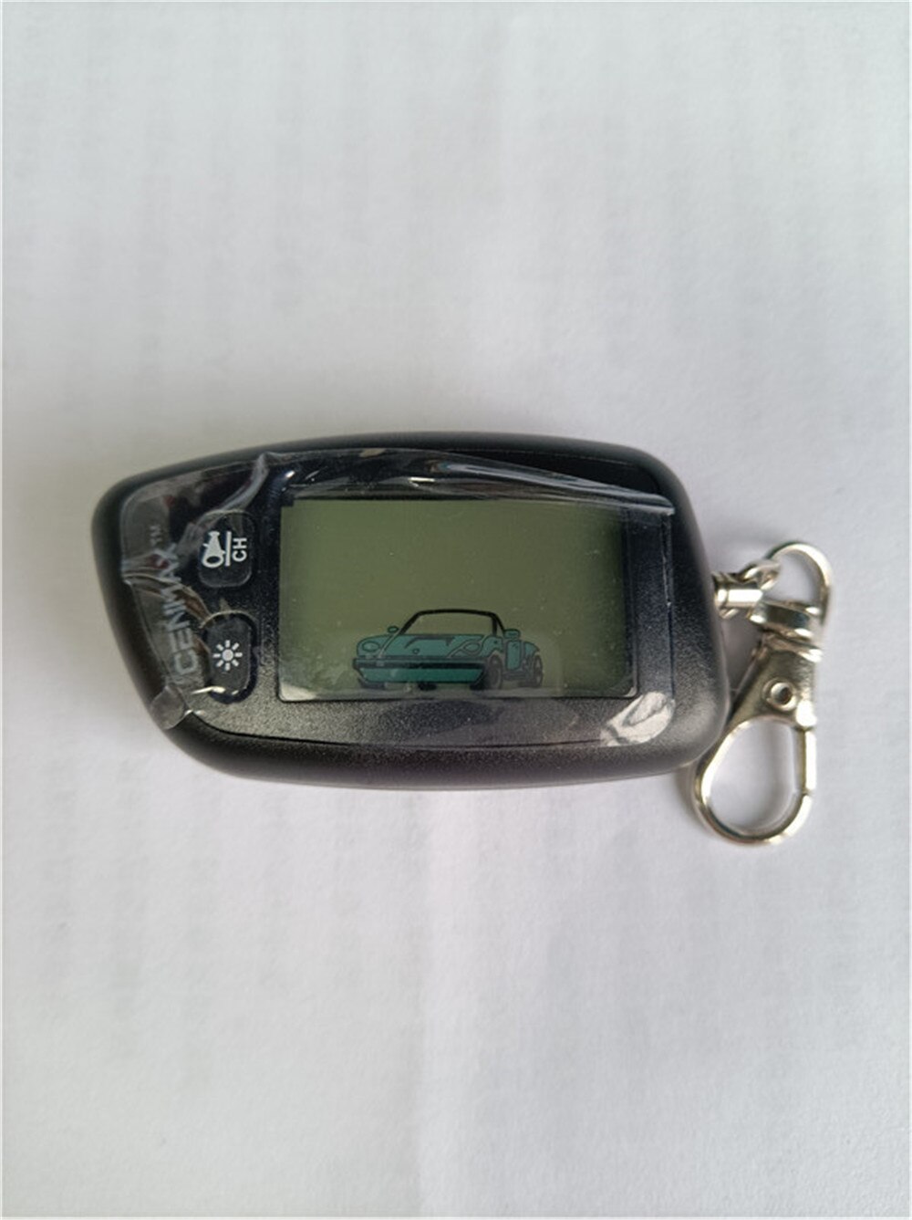 Cenmax st-5 Keychain Key Fob Chain LCD Remote Controller For Cenmax ST5a Two Way Car Alarm Systems Cenmax ST-5A Security Alert