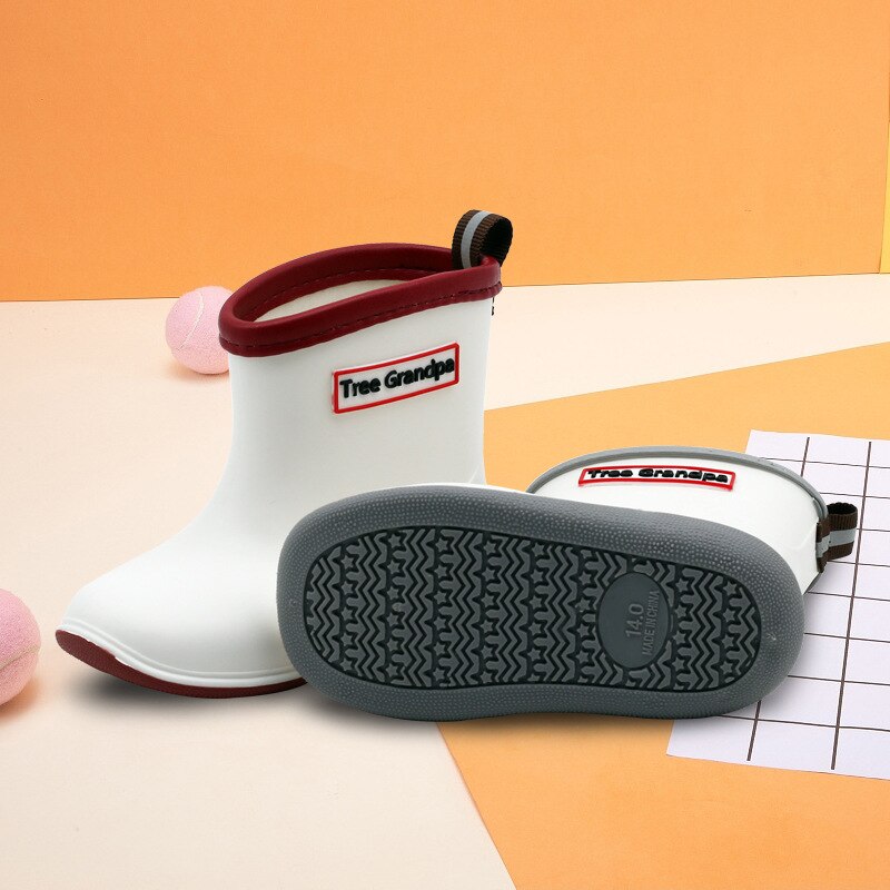 Toddler Girl Rainboots Kids Baby Water Shoes Waterproof Children's Shoes Kids Rain Boots PVC Rubber Boots Boy Rain Boots
