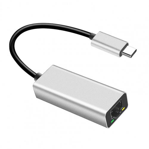 Adaptateur Double USB-A/C + Ethernet Gigabit + 3 Ports USB 3.0 - Pour PC, Mac, Tablette, Plug & Play