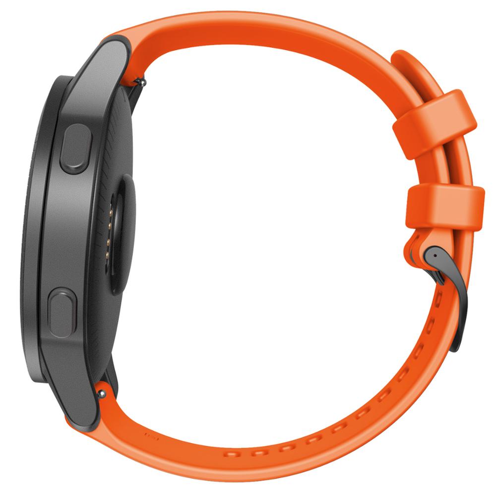 Pour garmin Vivomove3S/Vivoactive 4s 18mm Silicone remplacement wirst Bracelet pour Huawei B5/Huawei montre 18mm/Huawe honour1 Bracelet
