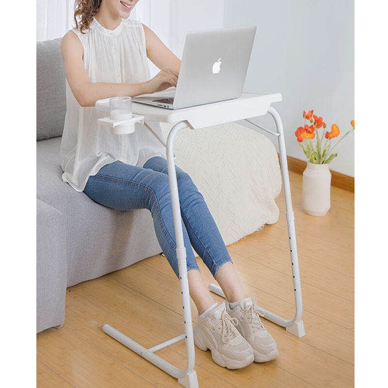 Computer Table Adjustable Portable Laptop Desk Rotate Laptop Bed Table Can be Lifted Standing Desk