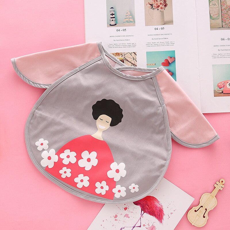 Kinderen Bib Rijst Zak Tpu Waterdichte Baby Rijst Kleding Schilderen Kleren Speeksel Gown: 3