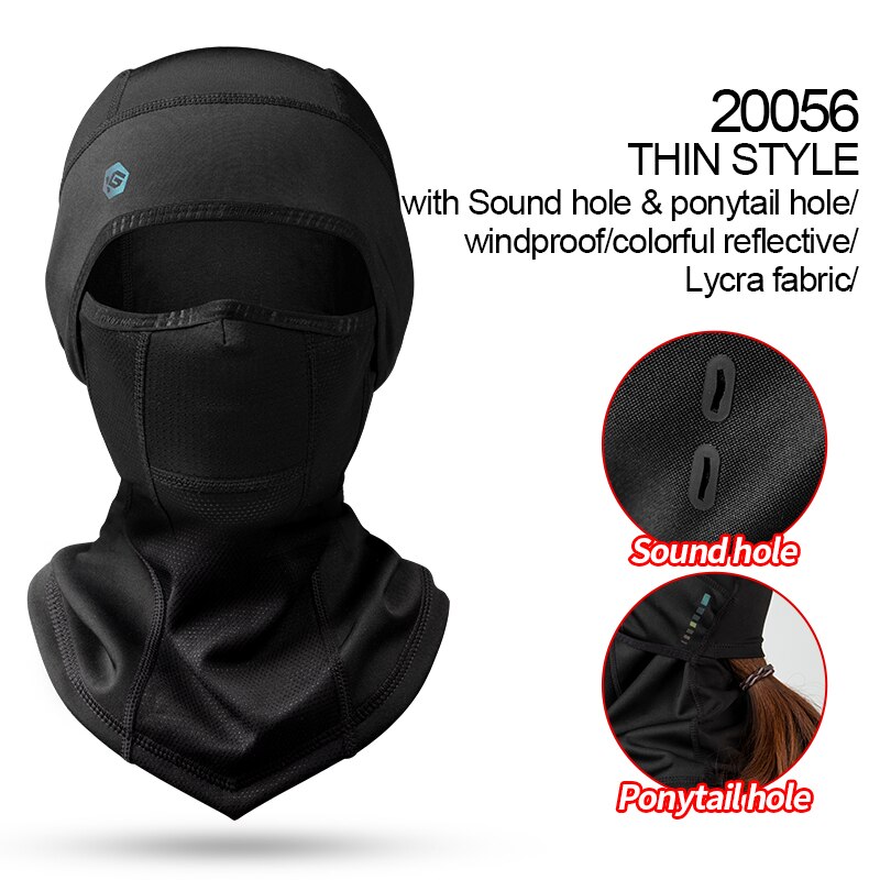 CoolChange Winter Cycling Face Mask Fleece Thermal Windproof Bike Cap Balaclava Ski Fishing Skating Hat Snowboard Training Mask: 20056