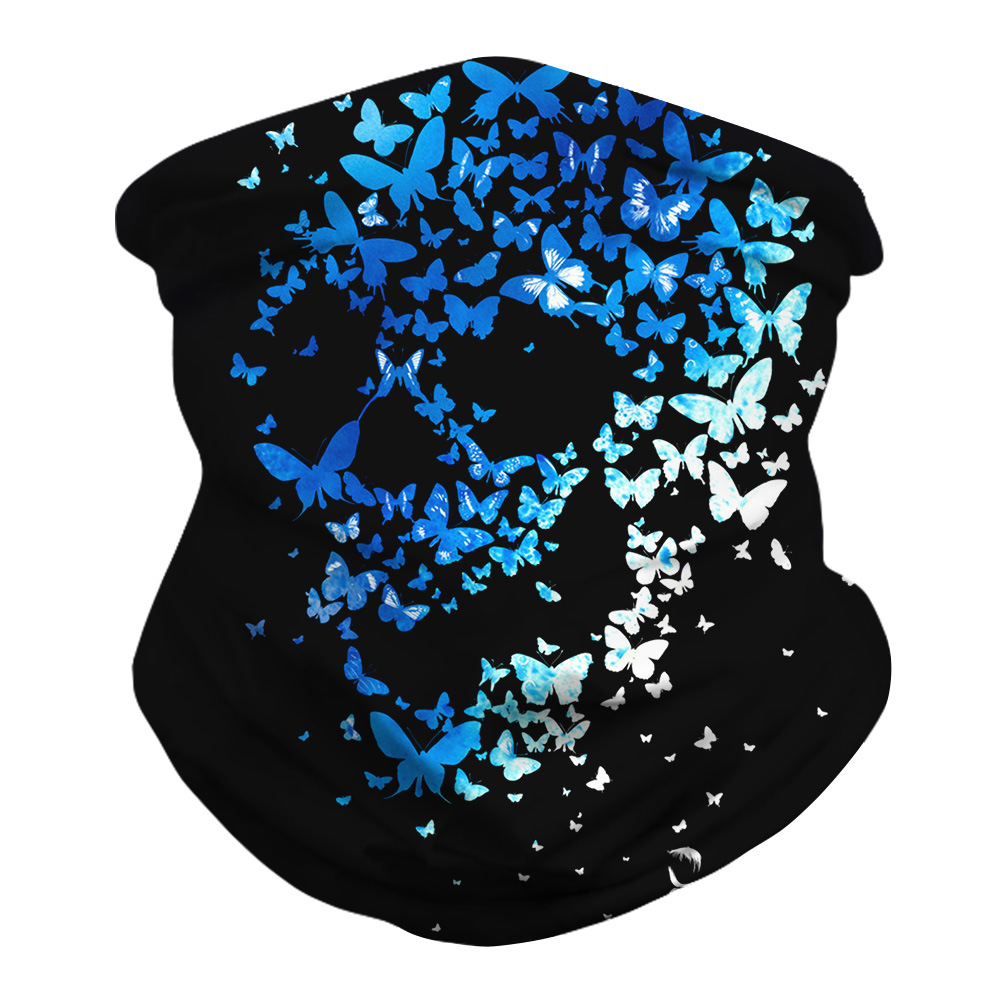 1pc färgglada unisex coola magiska ansikte bandana täckrör hals halsduk pannband utomhus huvudbonader sporttillbehör: 4