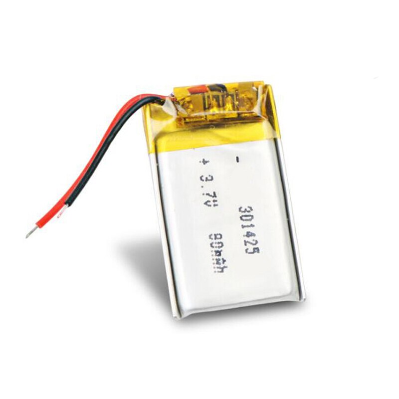 3,7 V 80mAh 301425 Lithium-Polymer Li-Po li ionen Akku Für spielzeug Bluetooth kopfhörer lautsprecher MP3 MP4 GPS Lipo zelle