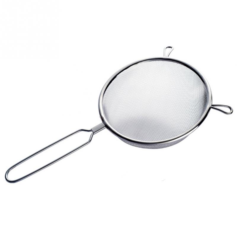 Finmasket sil mel sikt sil dørslag rustfritt stål tråd olje sil kjøkken baking kokeverktøy mat filter