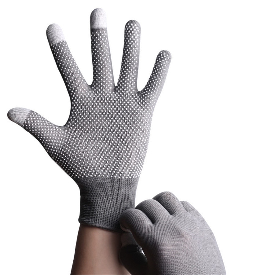 Atmungsaktive Anti-Schleudern Gel Touchscreen Handschuhe Sommer Dünne Reiten/Fahren/Bergsteiger Handgelenk Handschuhe Männer Frauen Sport lauf