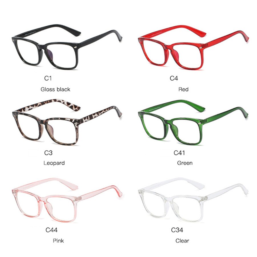 Woman Glasses Square Frame Women Optical Computer Blue Light Blocking Eyeglasses Black Radiation Goggles Spectacles Eyewear