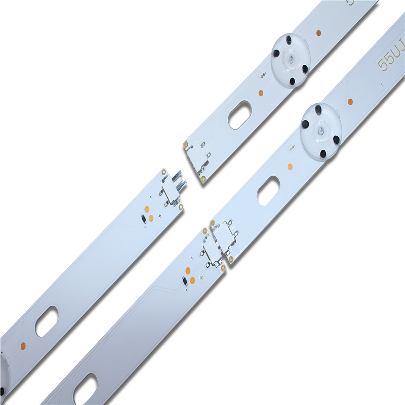 10 unids/set tira de LED para iluminación trasera para LG 55UJ6300 55UJ6307 55UJ635V 55UJ634V 55UJ630V 55LJ5500 55UJ635 55UJ63_UHD 55LJ55_FHD B