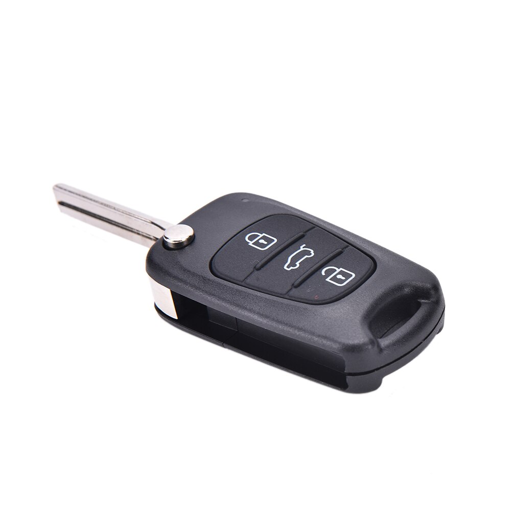 Remote Folding Key Shell Case 3 Buttons Fob for Hyundai I20 I30 IX35 I35