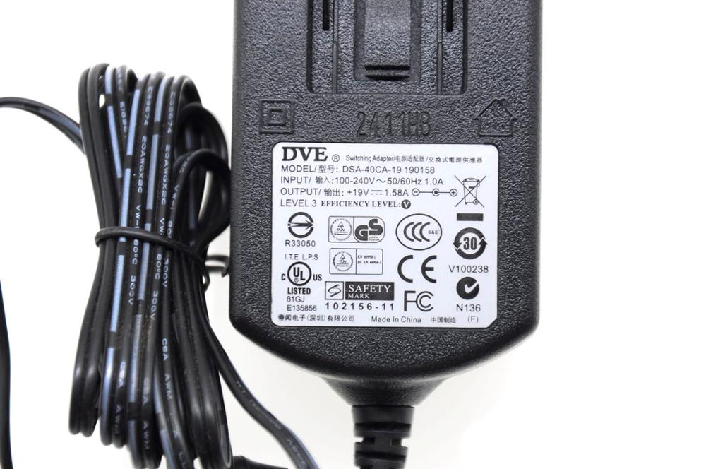 19v 1.58a voor acer lcd-monitor ac-adapter voeding  s220 hql  g196wl s190wl g206 hql  s242hl g236hl s235hl g227 hql  s200 hql
