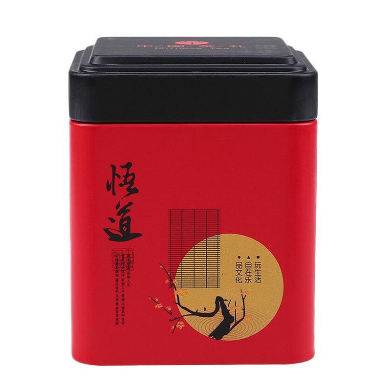 1PC Jahrgang Caddie Pastoralen Süssigkeit Zinn Mini Eisen Lagerung Boxen Versiegelt Kaffee Pulver Dosen Blätter Container Metall Veranstalter: rot