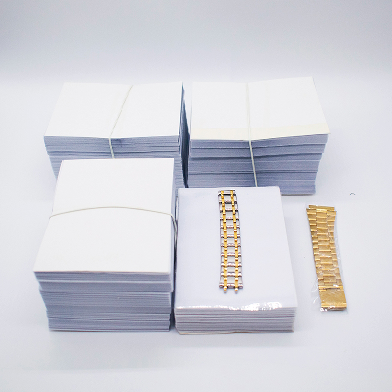 50/100/200Pcs Horloge Band Beschermende Film Pvc Elektrostatische Film Beschermende Metalen Band Sieraden Hardware Transparante Film