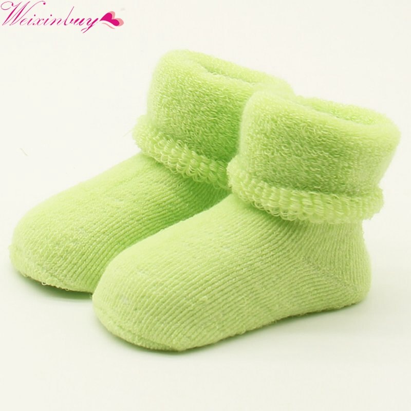 Bebé niñas niños recién nacido bebé invierno botas calientes niños pequeños calcetines de algodón suave botines zapatos de cuna 13