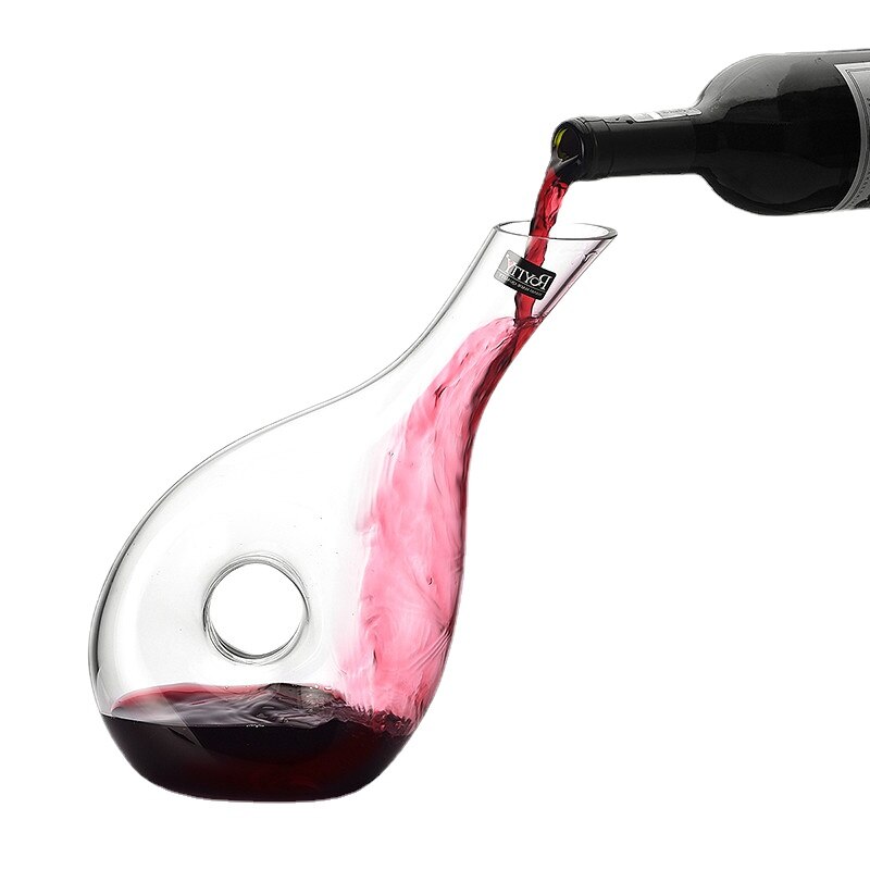 Red Wine Decanter 1000ml Lead-free Crystal Wine Separator Wine-Divider Awakening Pot Long-necked Distiller Pourer Bar Alcoholics