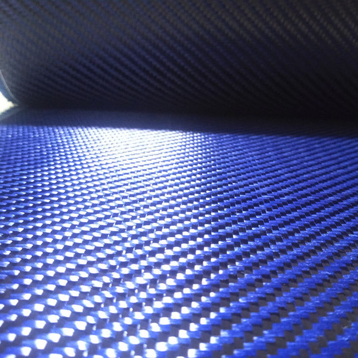 30*100cm Carbon Fiber Blue Mixed Fabric Twill 200g A Square Meter Carbon Fiber Cloth For DIY Handmade Decoration