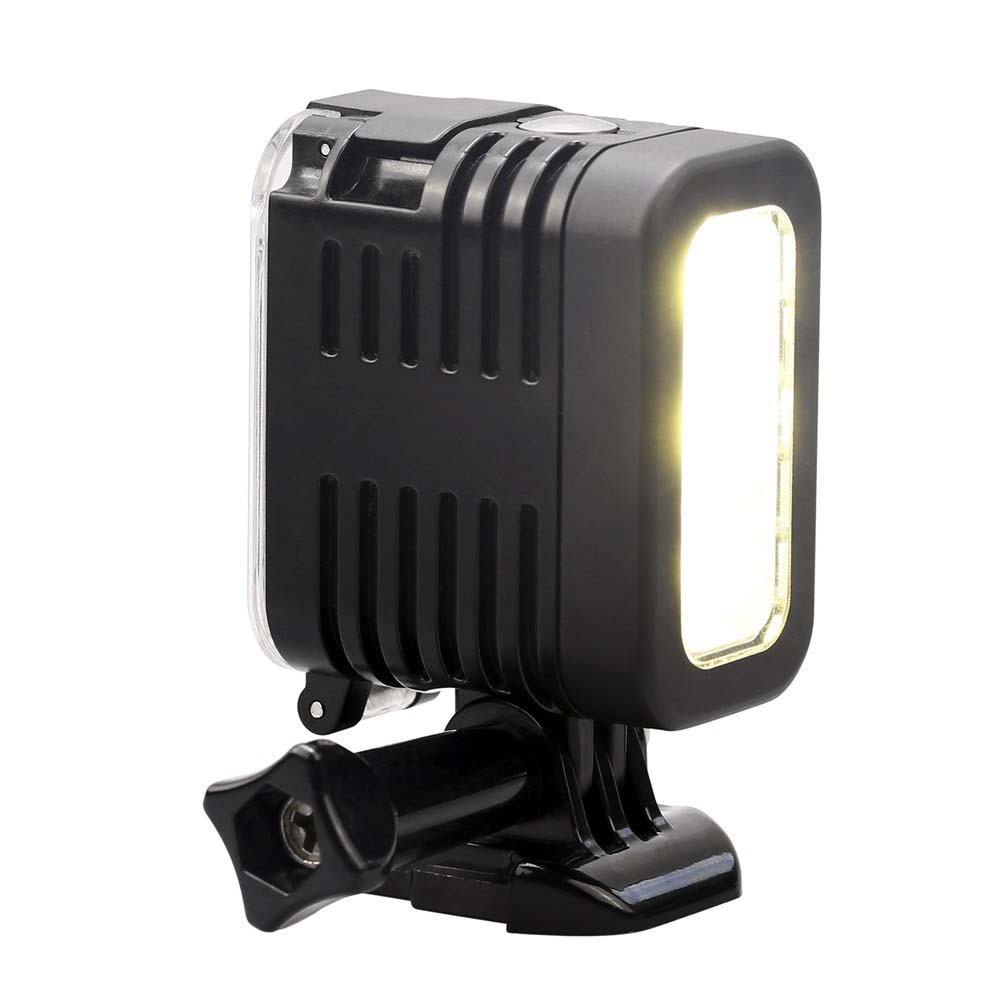 Jinserta 30m vandtæt led flash fyld lys spot lampe til sjcam xiaomi yi gopro hero 5 hero 4 session  sj4000 kamera tilbehør