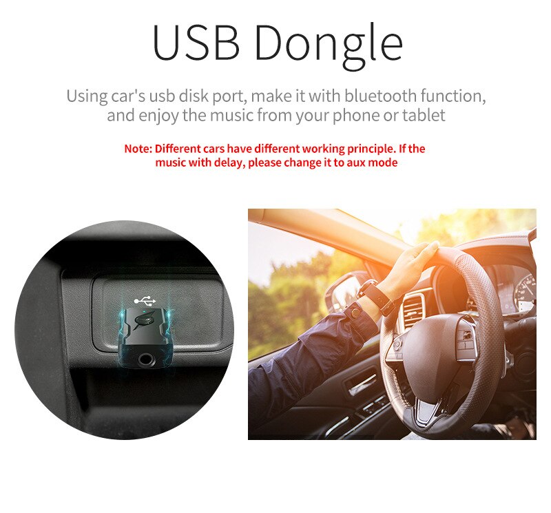 4 In1 Usb Bluetooth 5.0 Aux Audio Zender/Ontvanger Adapter Draadloze Bluetooth Zender Bluetooth Ontvanger Voor Tv/Auto/Pc