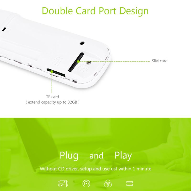 Unlocked 3G WCDMA 4G FDD LTE USB Modem Router Network Adapter 100Mbps USB Dongle