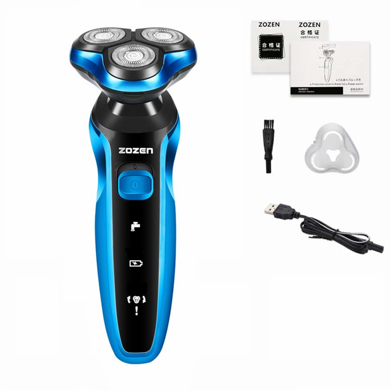 ZOZEN rasoir électrique rasoir électrique corps tondeuse à cheveux Machine à raser pour hommes femmes coupe cheveux tondeuse à barbe étanche: Or