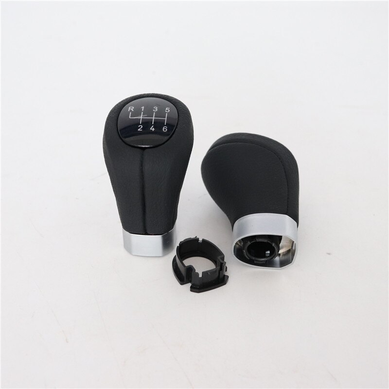 5 6 Speed Left Hand Driver Side Gear Shift Knob Head Stick Shifter Gearstick Gaiter Boot Cover Kit For BMW E81 E82 E87 E88M