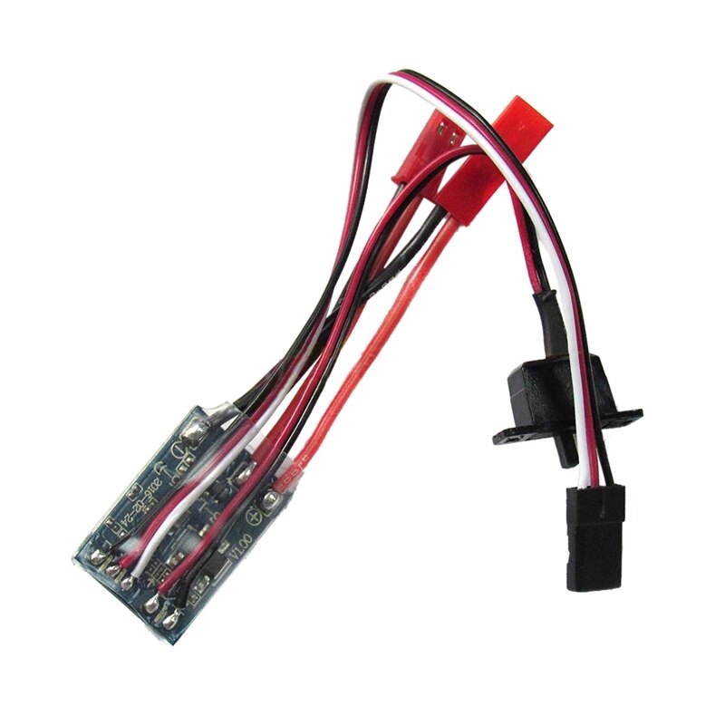 Rc ESC 10a Brushed Motor Speed Controller for Rc Car Boat W/o Brake without brake