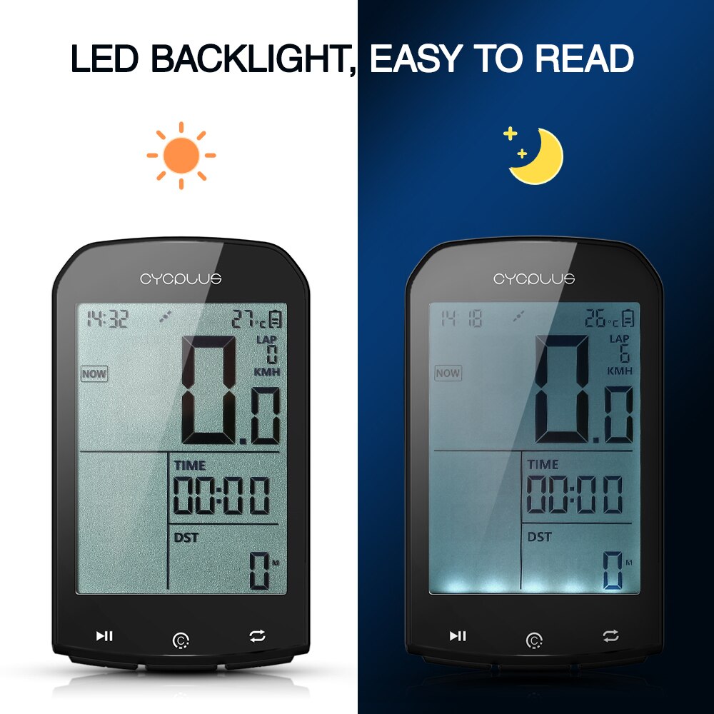 21 Functions Smart GPS Cycling Computer BT 4.0 ANT+ Bike Wireless Computer Digital Speedometer Backlight IPX6 Bike Computer