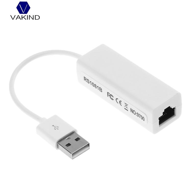 USB2.0 Om RJ45 Lan Ethernet 10/100Mbps Netwerk Adapter Voor Computer Desktop Laptop Pc Usb Ethernet: Default Title