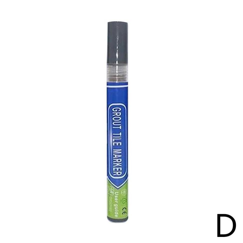 Tile Caulking Pen Color Waterproof Tile Gap Repair Pen Tiles Refill Grout Pen Mouldproof Filling Agents Bathroom Paint Cleaner: dark grey