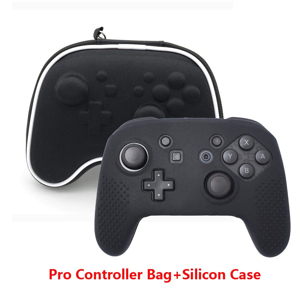 Funda protectora rígida Yoteen con controlador de Switch PRO, funda de transporte EVA para controladores Nintendo Switch PRO: Marrón