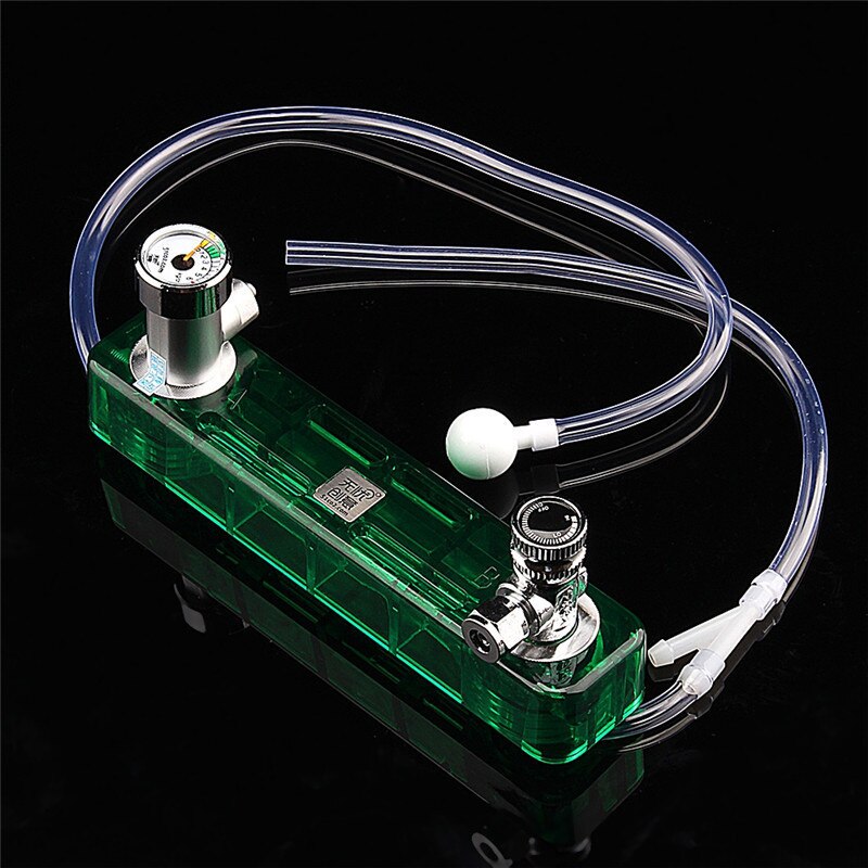 Diy Co2 Diffuser D501 Kit Planted Aquarium Co2 Diffuser Needle Valve Pressure Gauge Generator Green