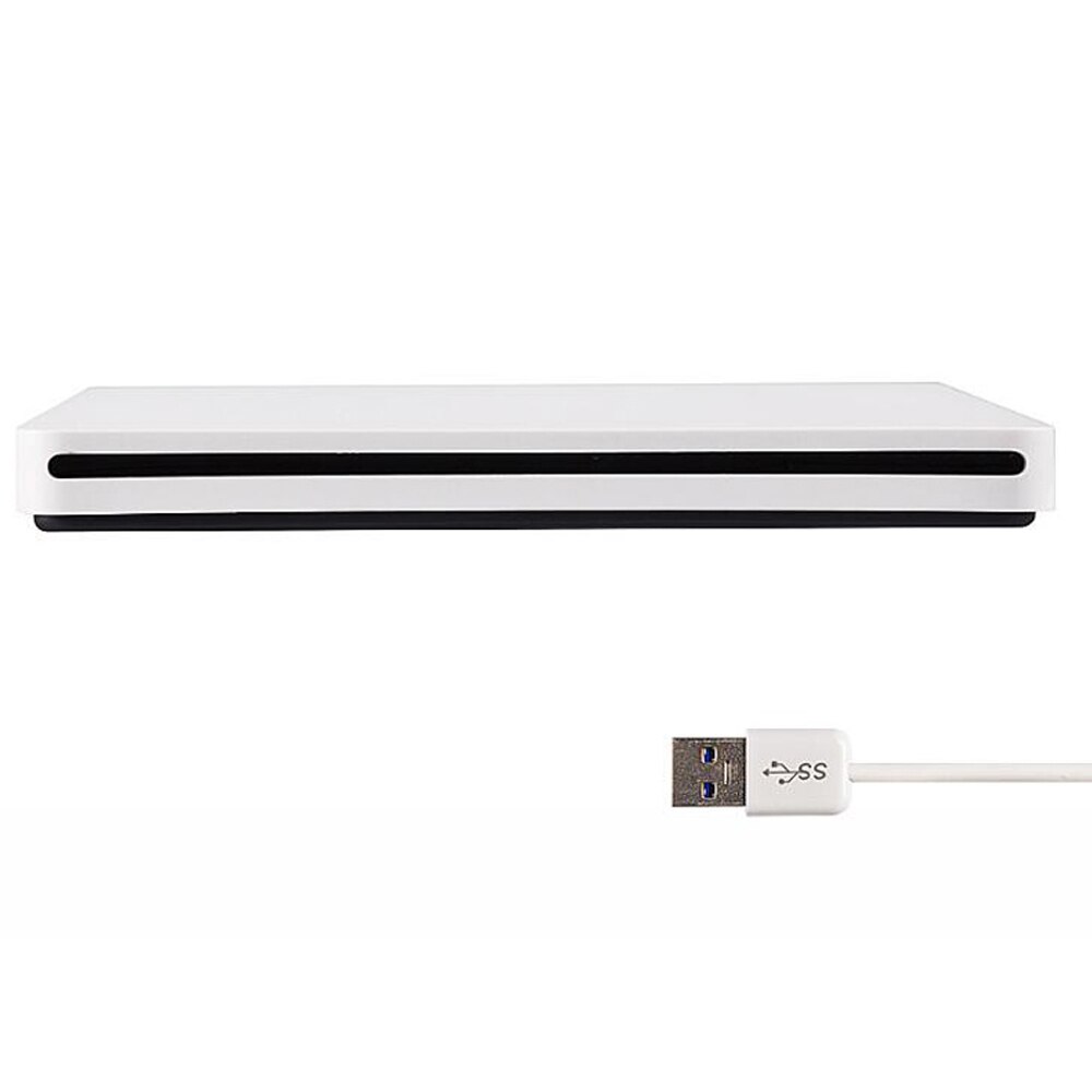 Silver Super Slim External Slot in Blu-Ray DVD RW Enclosure USB 2.0 Case 9.5/12.7mm IDE Optical Drive For laptop Macbook