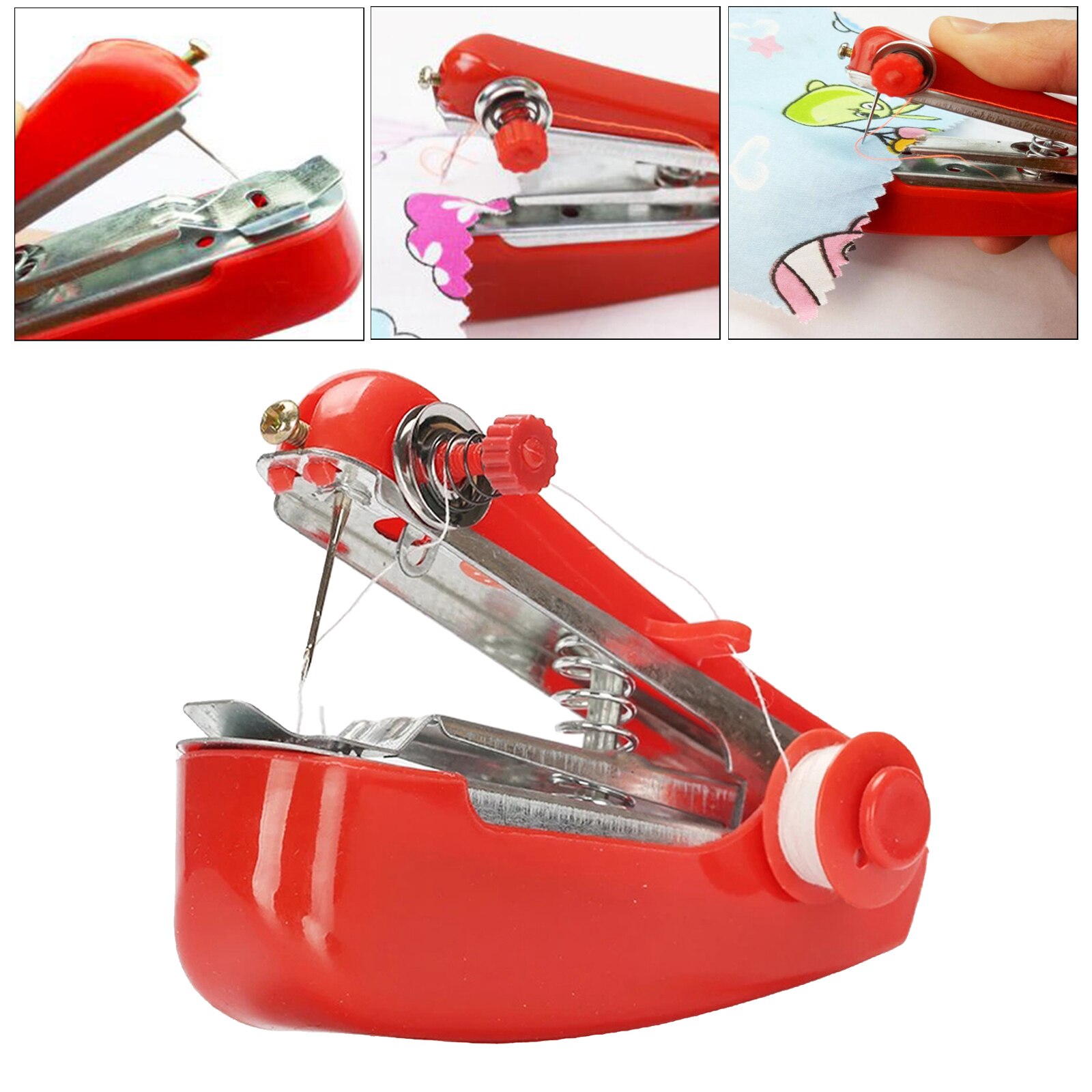 Portable Mini Sewing Machine Desktop Cordless Repairing Machine Small Stitch Handheld Mending Machine Cordless Household Handy