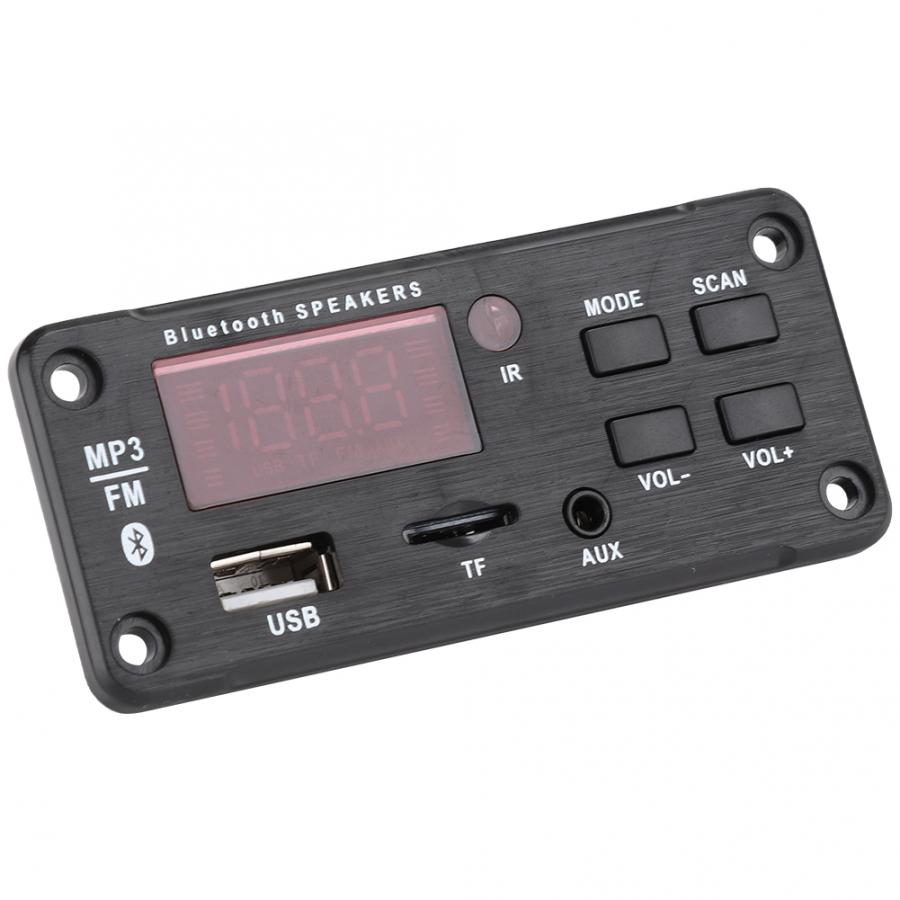 cubo led Car Speaker Bluetooth5.0 Mp3 Decoding Board Color Screen Display Decoding Module usb dac board Decoding Board