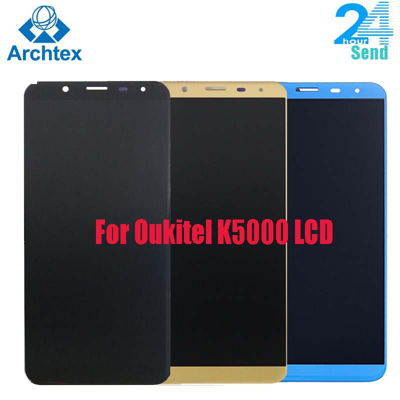 Voor 100% Originele Oukitel K5000 Lcd-scherm + Touch Screen Vergadering Getest Lcd Digitizer Glas Panel Vervanging 5.7 Inch