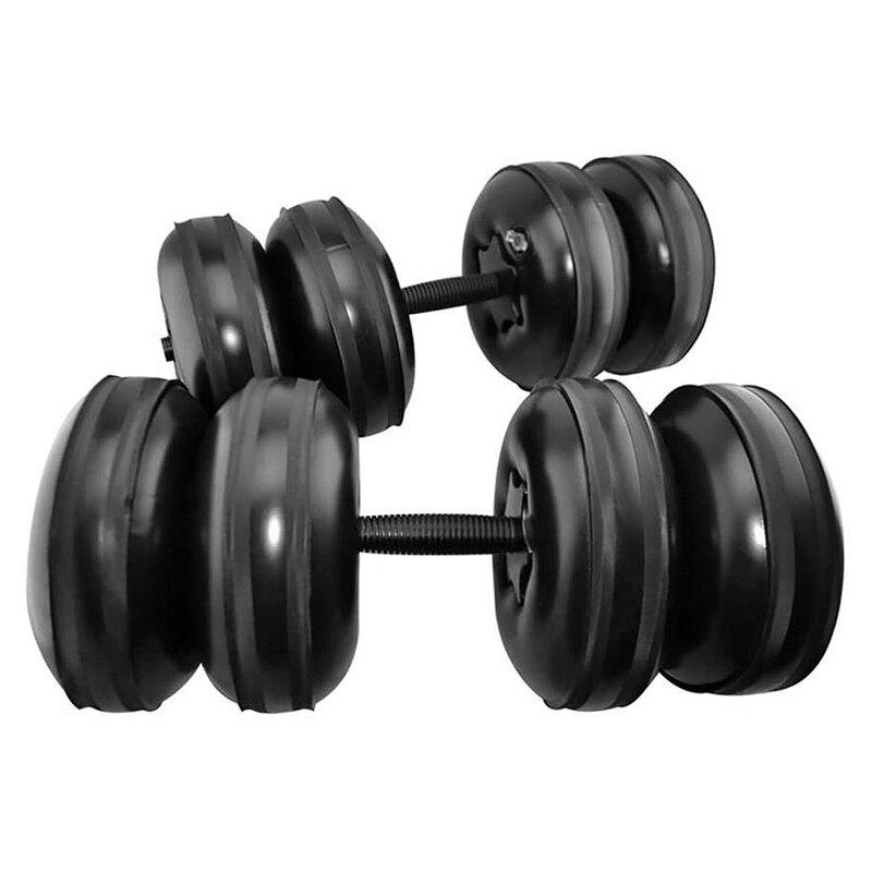 Adjustable Dumbbell Set Kettle Travel Dumbbell Weight 20-25KG Extension Rod Water Filled Dumbbell Home Fitness Exercise