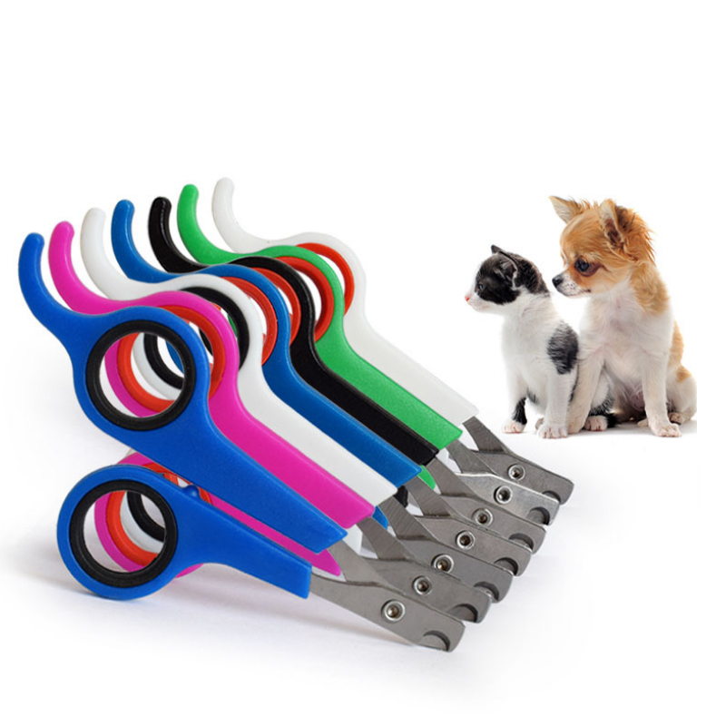 Mehrfarbiger Nagelknipser für Hunde und Katzen, professioneller Schneider, Pflegeknipser aus Edelstahl, Schere für Welpen, Hunde, Katzen, Haarschneidemaschine