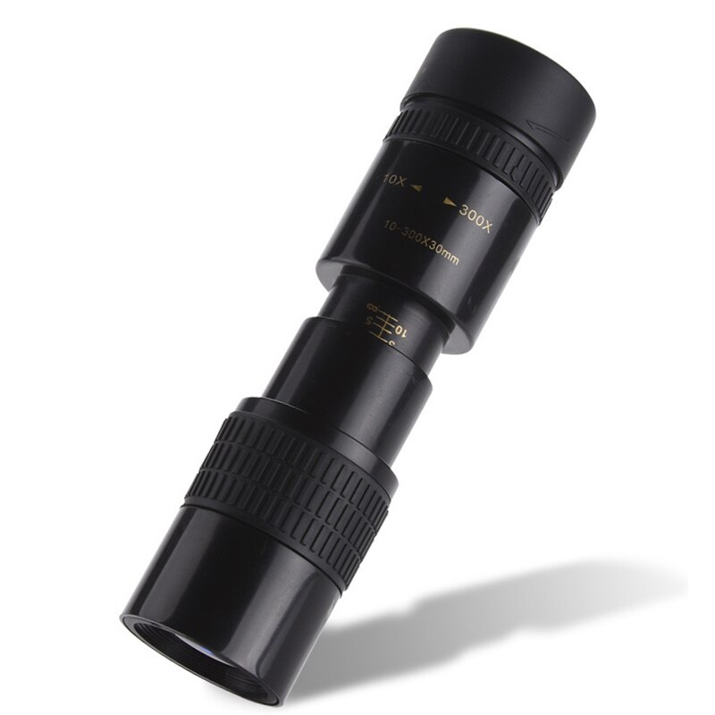 Starscope Monocular Telescope 10-300x40 High Magnification 4k High Transmittance Super Telephoto Len Waterproof Fog Night Vision