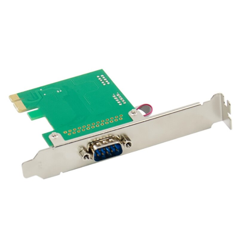 PCIE AX99100 1S DB-9-Pin RS-232 Serial Port Card Serial Industrial COM1 Port Expansion Card for PC