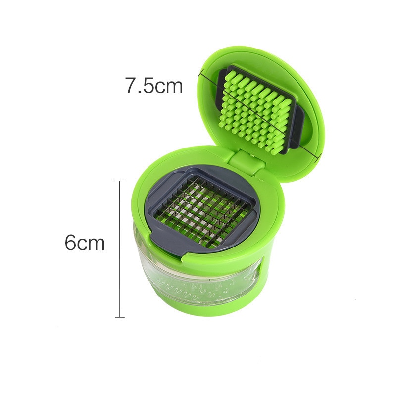 Garlic Grater ABS Stainless Steel Mini Garlic Press Shredder Portable Garlic Crusher Grater For Vegetables Kitchen Accessories