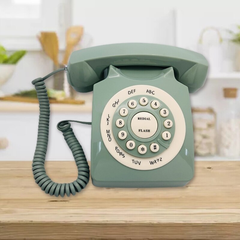 Vintage Wired Telephone High Definition Call Telephone for Home D0LD