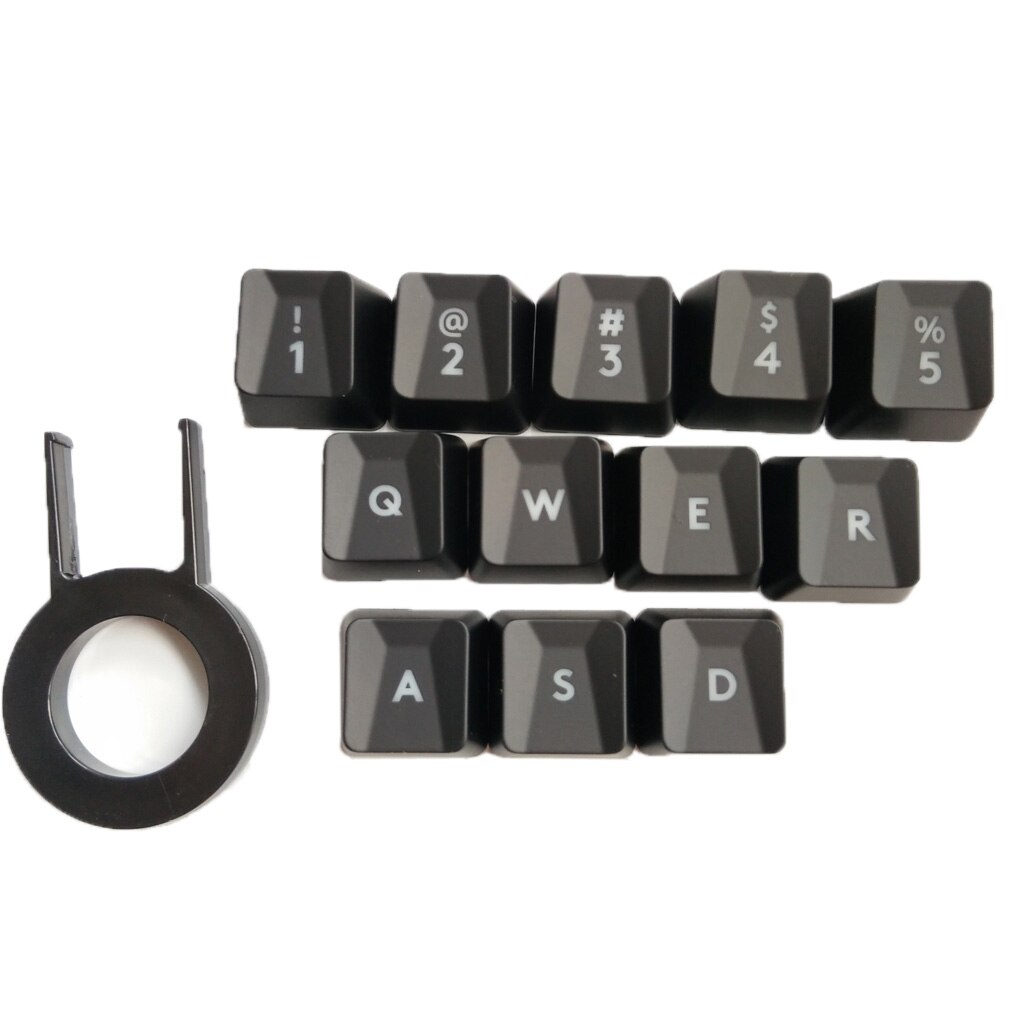 Touches clavier 12 pièces pour logitech G413 G910 G810 G310 G613 K840 romer-g Switch clavier mécanique rétro-éclairé: Default Title