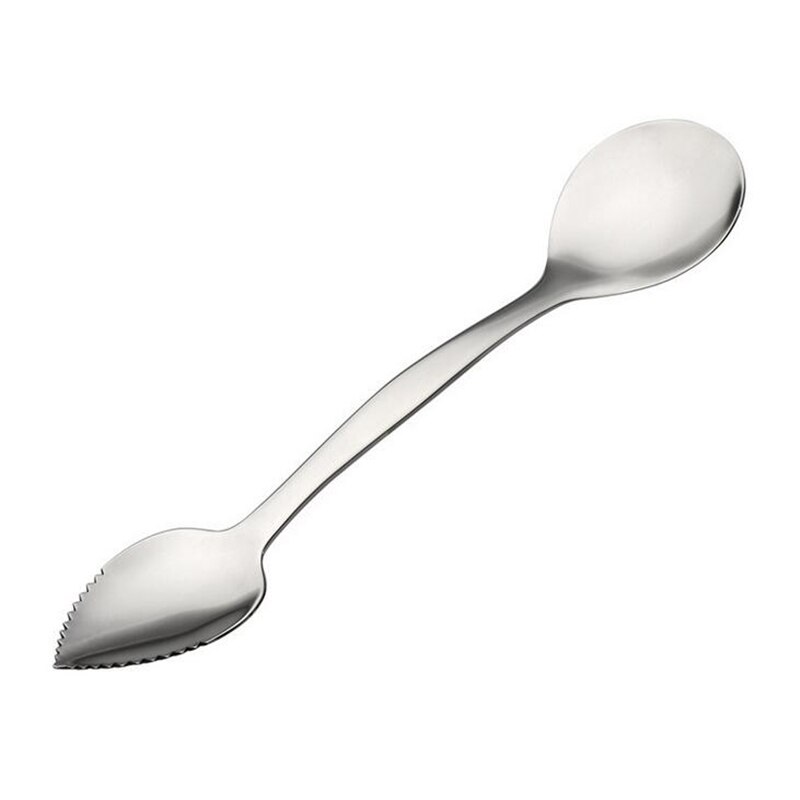 Sandía melón fruta cuchara Kiwi cuchara de excavación plata de doble cabeza de barro excavación cuchara DIY herramienta de surtido de platos fríos