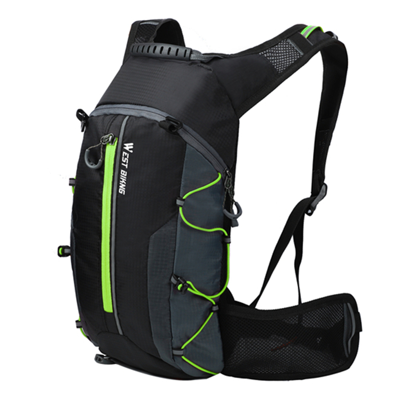 Waterdichte Fietstas Draagbare Sport Rugzak Ultralight Outdoor Wandelen Klimmen Pouch Fietsen Fiets Rugzak: Green