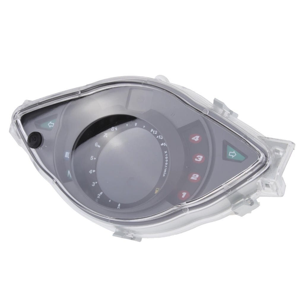 LCD Digital Odometer Speedometer Tachometer Fuel Gauge Meter All-in-one for Motorcycle Multifunction Gauge