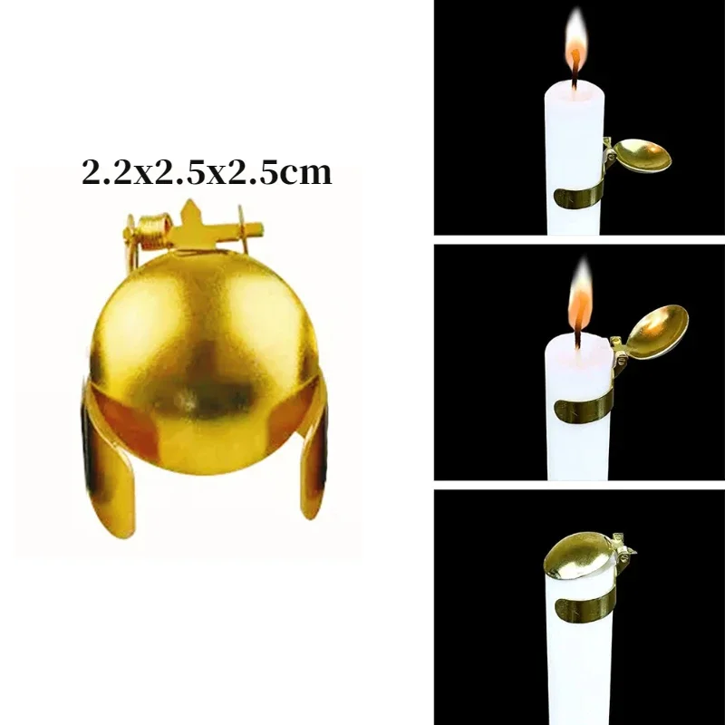 Kerzenlöschwerkzeug, Kerzenlöscher aus schwarzem Metall, Docht zum Trimmen von Kerzen, Schere/Haken/Kerzenablage/Kerze, Pflegewerkzeug: dunkel khaki